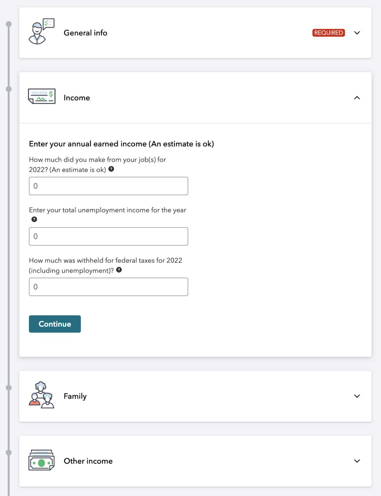 Accordion UI - Form