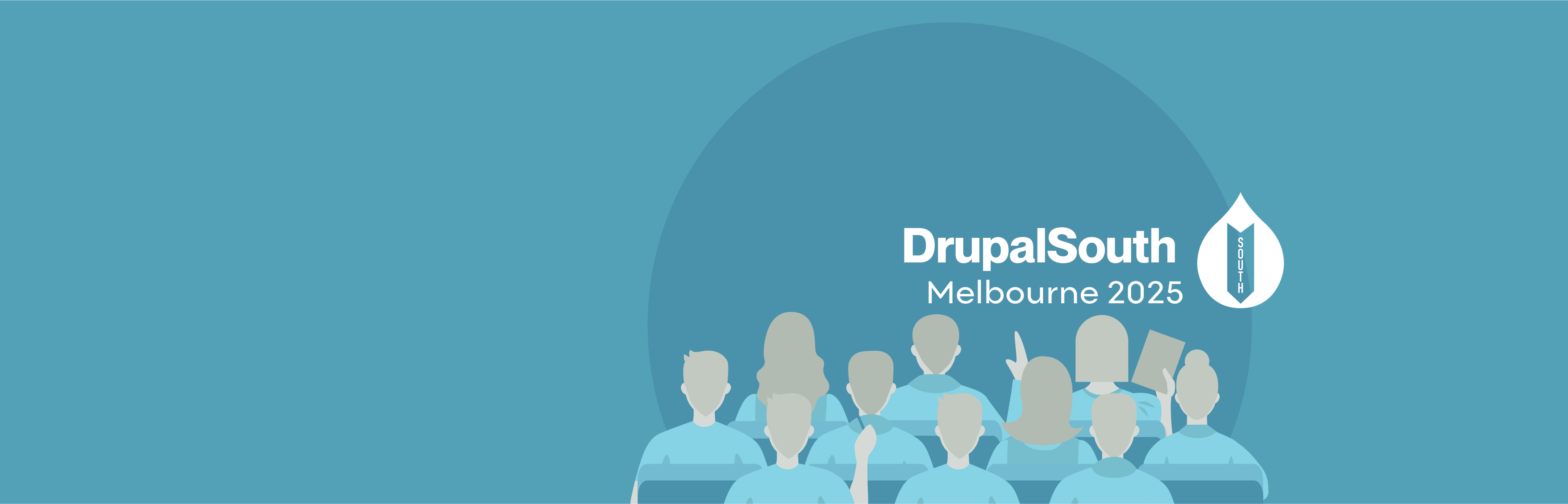 Banner - DrupalSouth 2025 - Light Blue