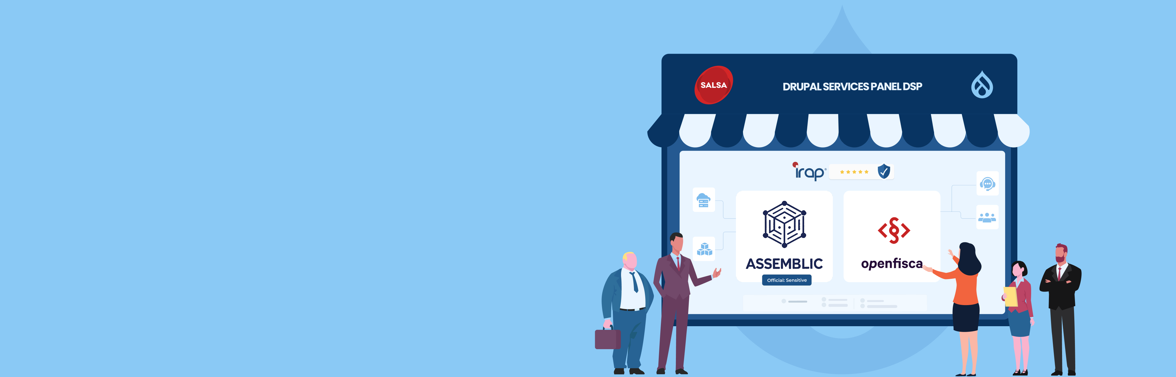 Hero banner -   IRAP-assessed Rules as Code platform and services now available on Drupal Services Panel