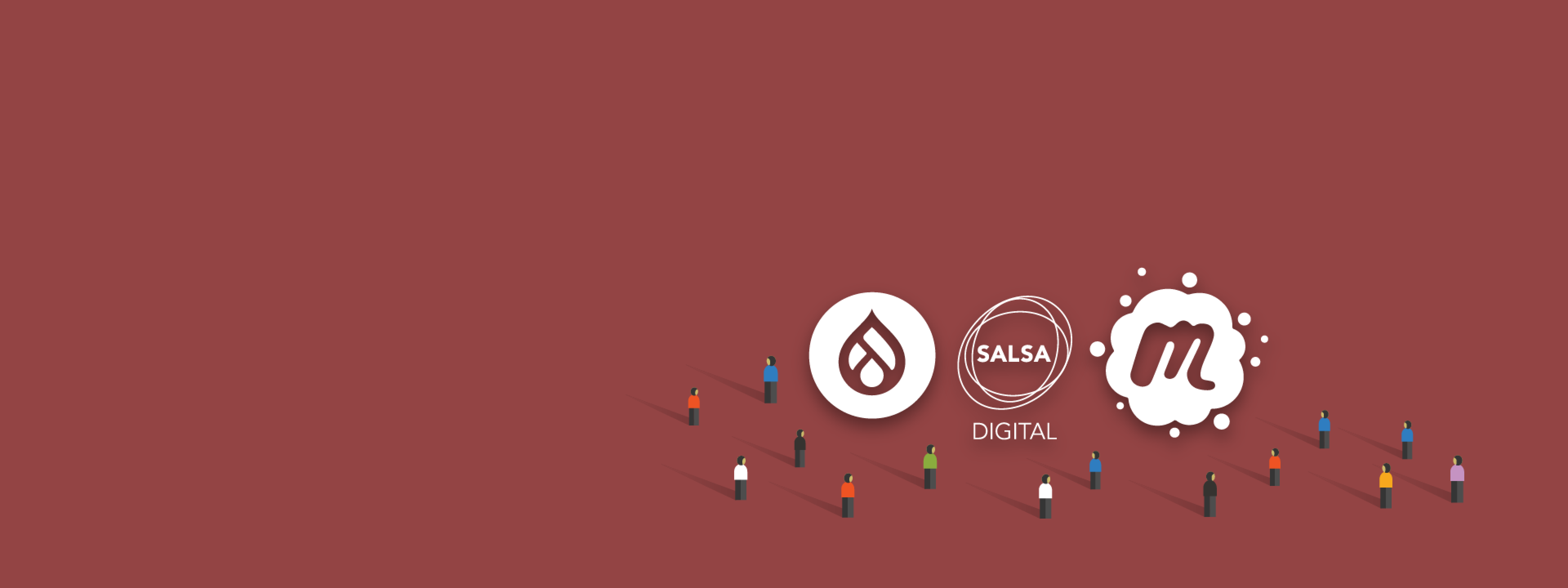 Banner - Drupal meetup - Red