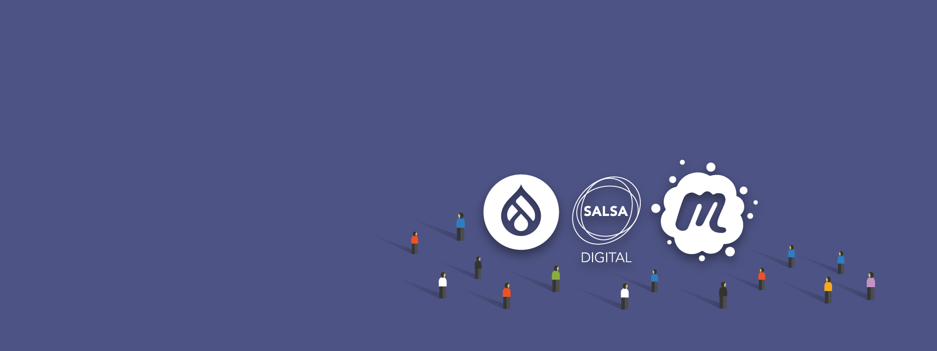 Banner - Drupal Meetup - purple