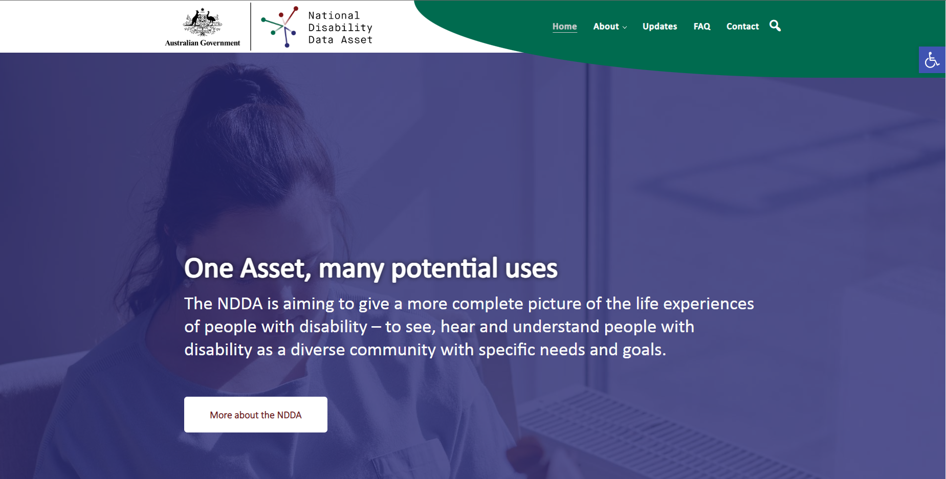NDDA website screenshot