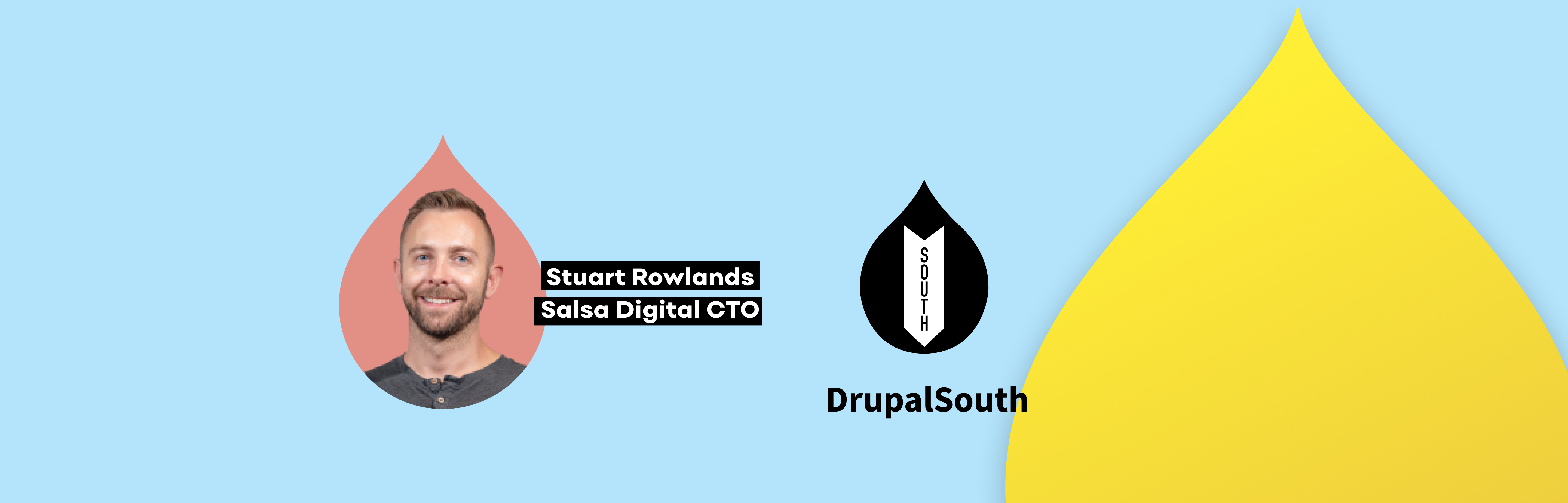 Stuart at DrupalSouth 2021 - banner