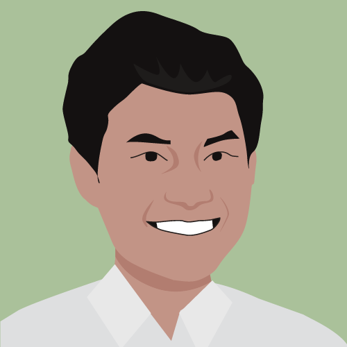 Caricature of Awang Setyawan