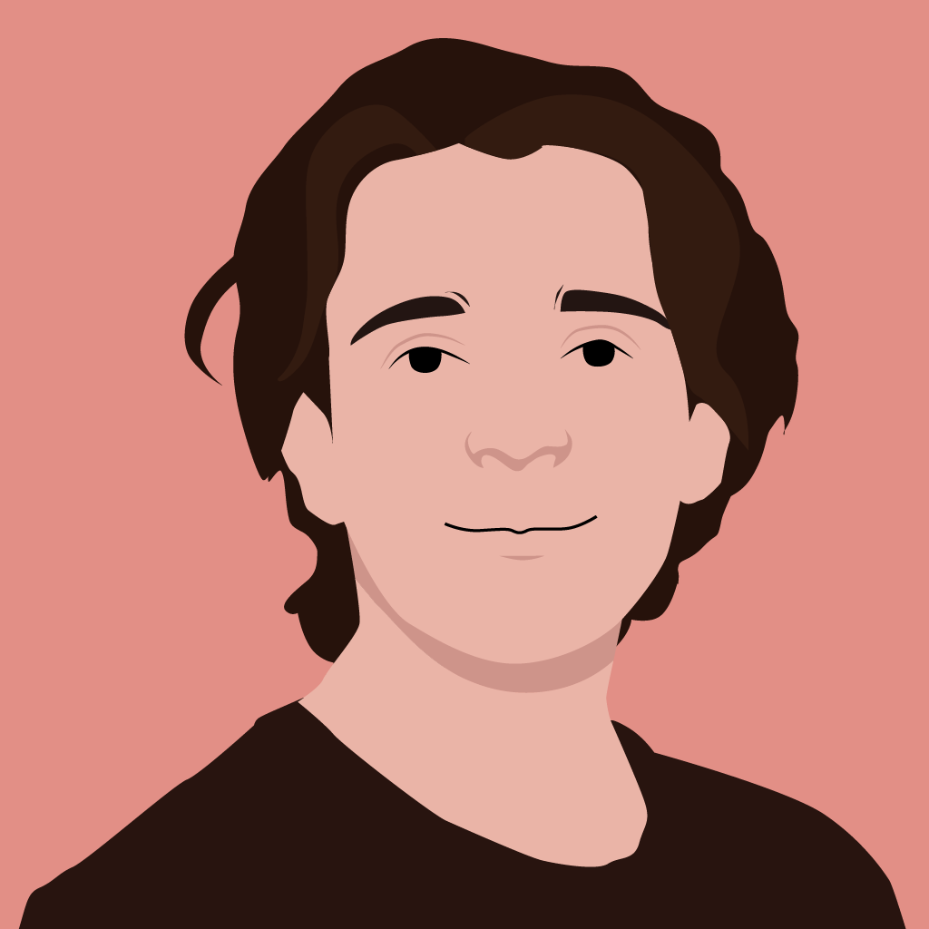 Caricature of Daniel Grynenko