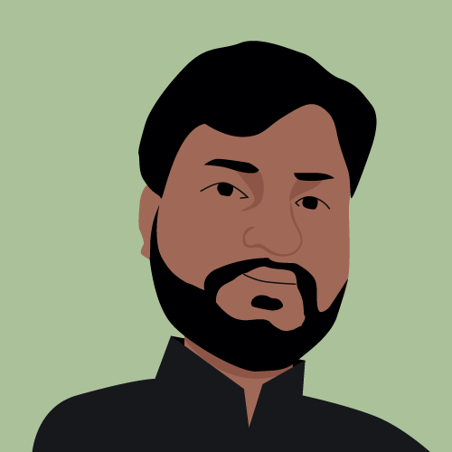 Caricature of Govind Kumar Malu