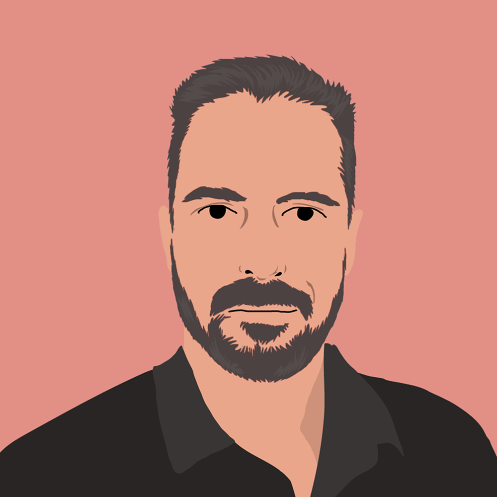 Caricature of Jonathan Nagy