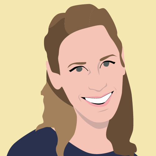 Caricature of Julie Erben