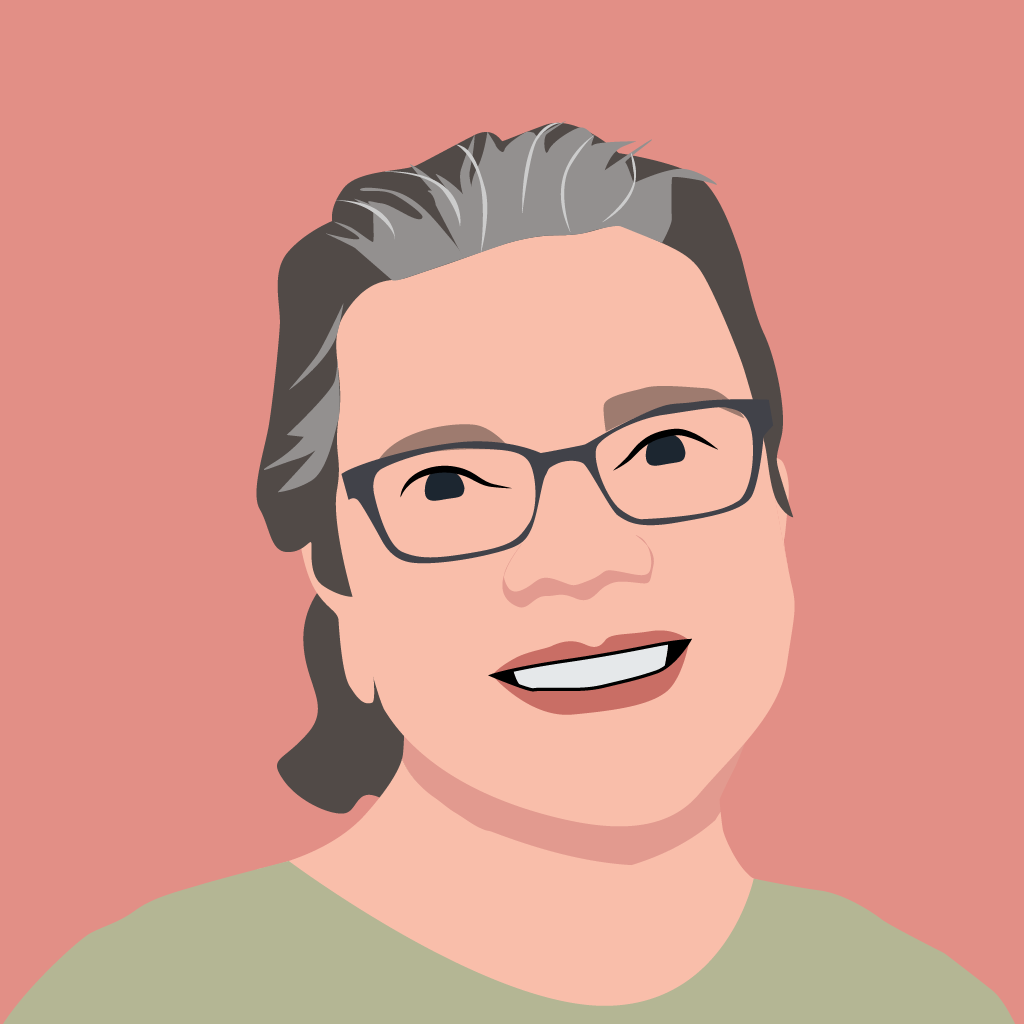 Caricature of Kate Swayne