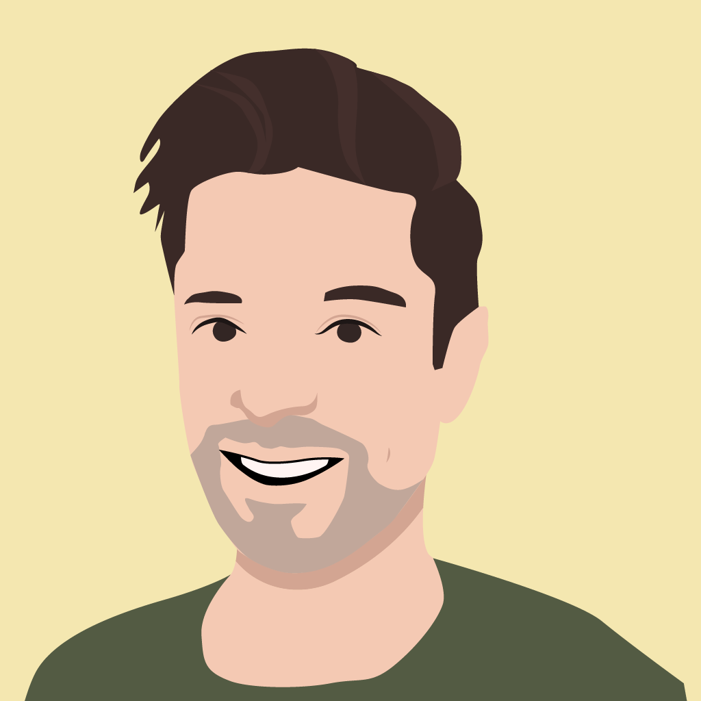 Caricature of Nick Georgiou