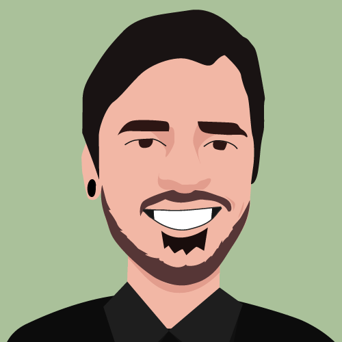 Caricature of Roman Barbun
