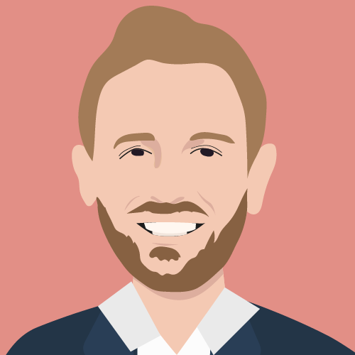 Caricature of Stuart Rowlands