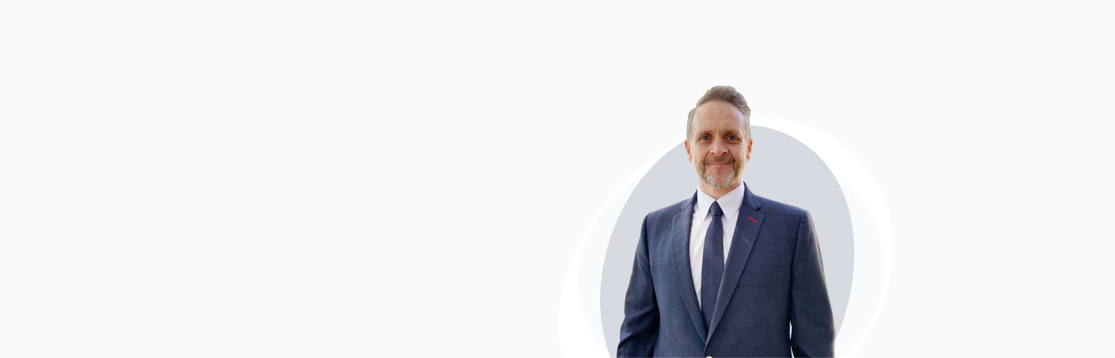 Banner image with photo of Chris Harrop