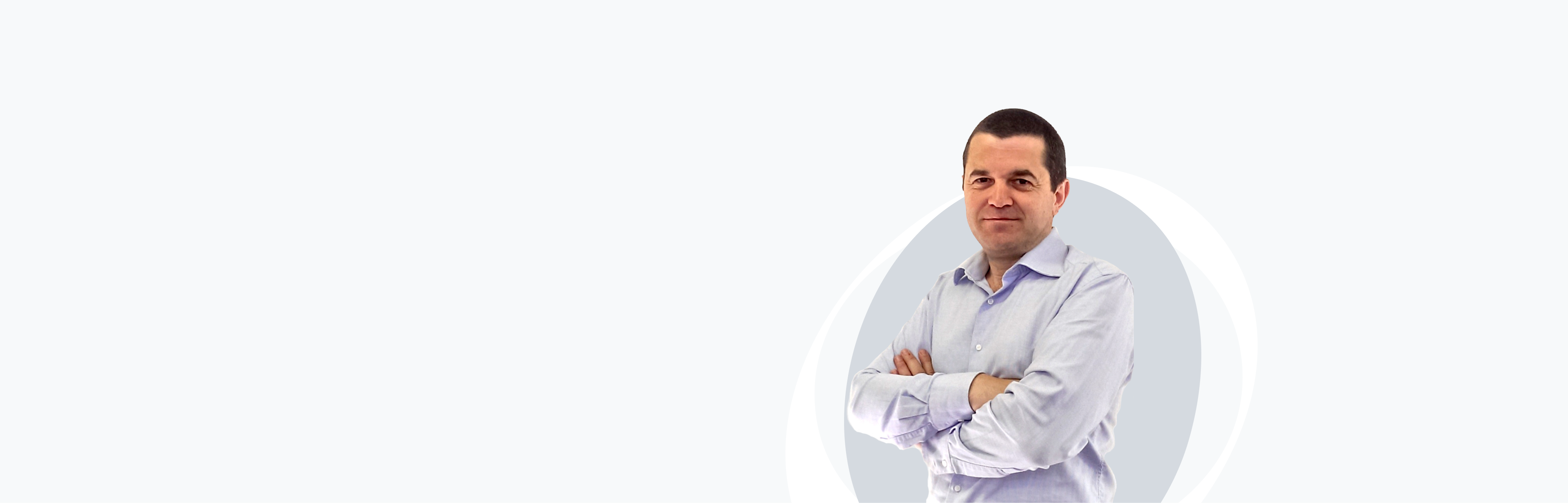 Banner image with photo of Con Fountas