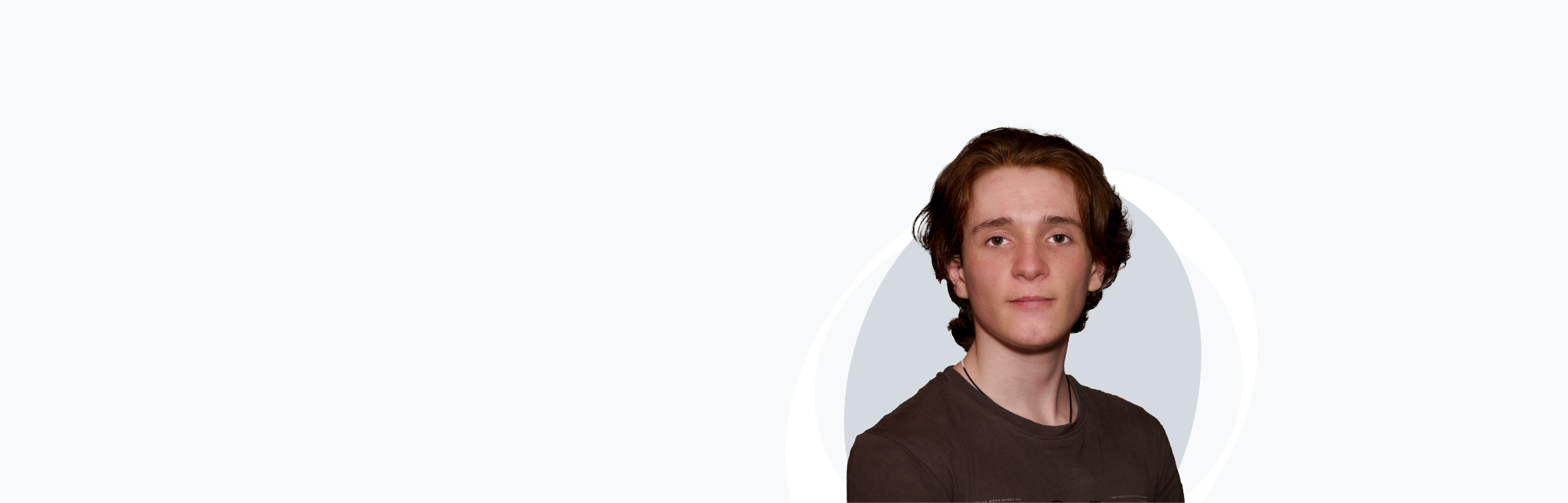 Banner image with photo of Daniel Grynenko