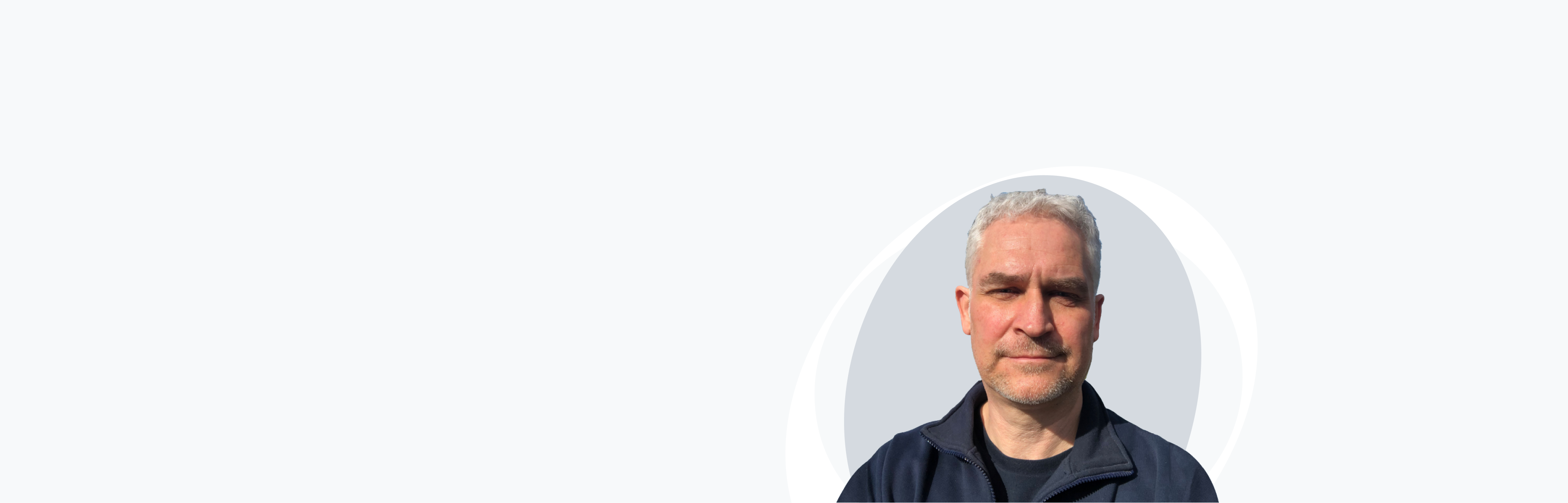 Banner image with photo of Des Drury