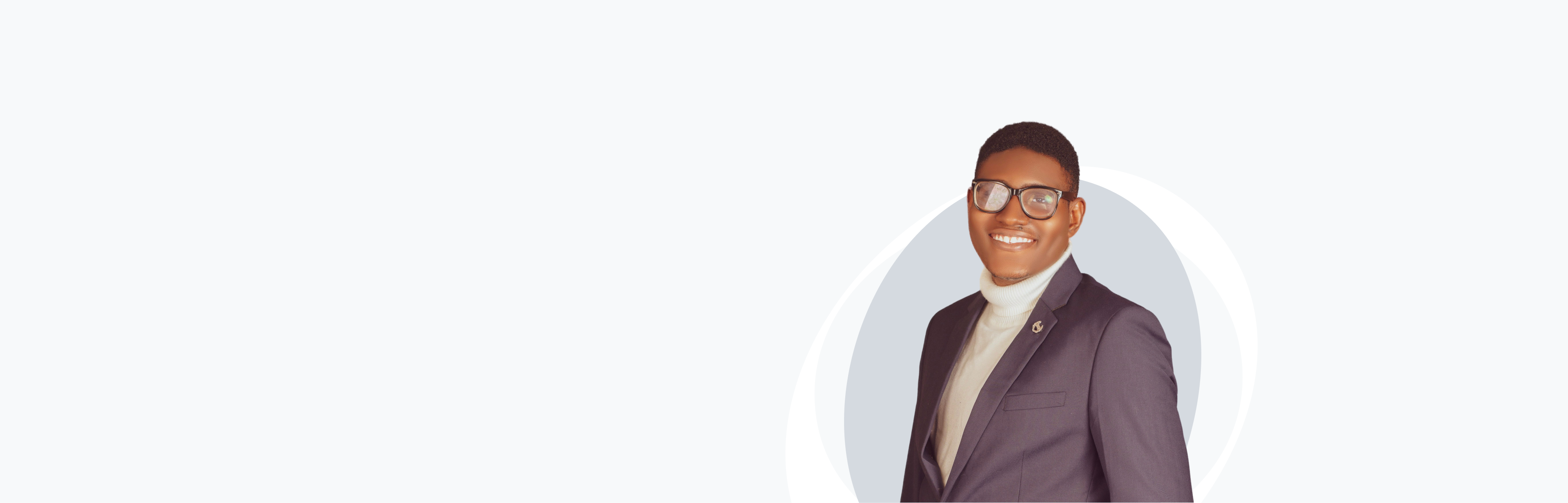 Banner image with photo of Favour Yusuf