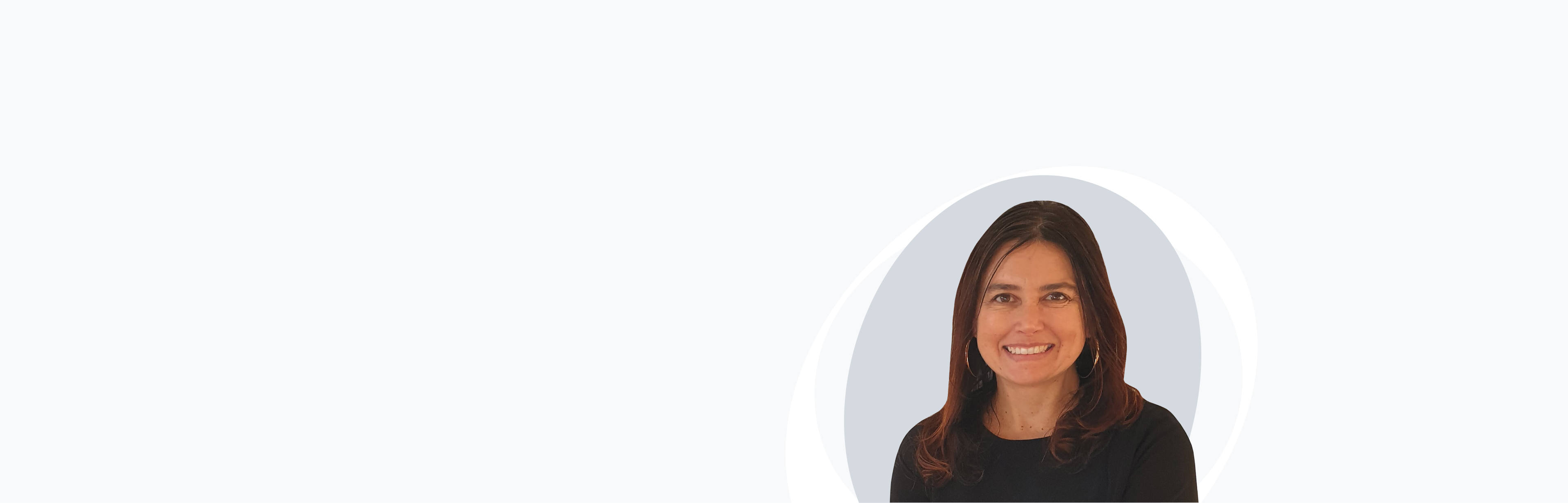 Banner image with photo of Ines Vara
