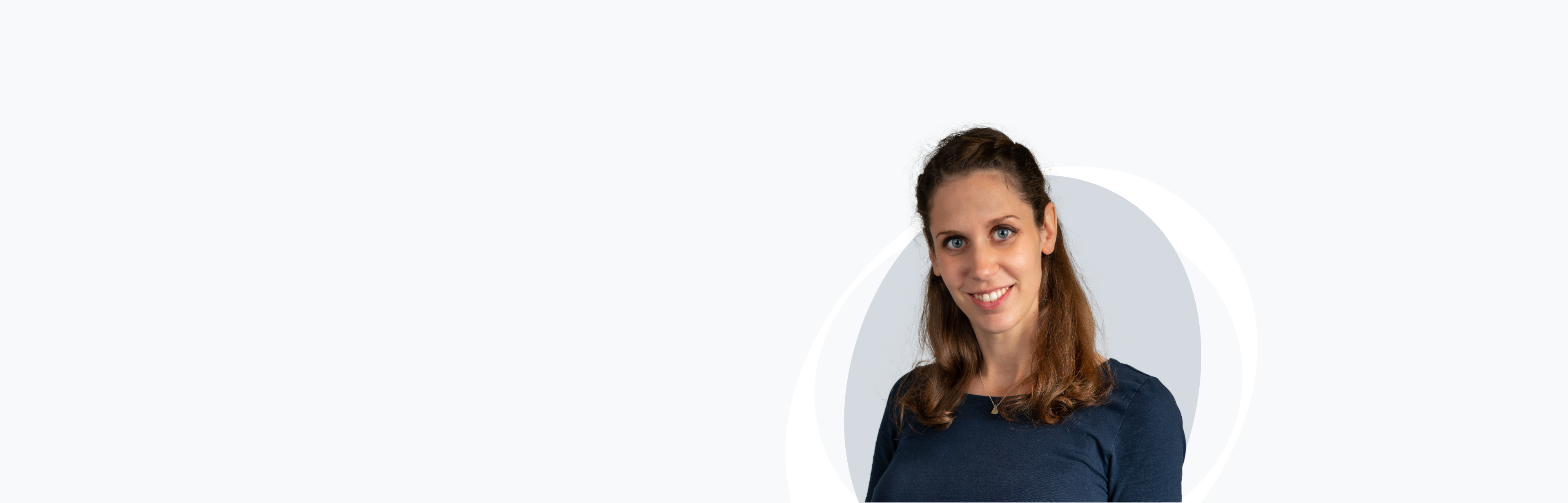 Banner image with photo of Julie Erben