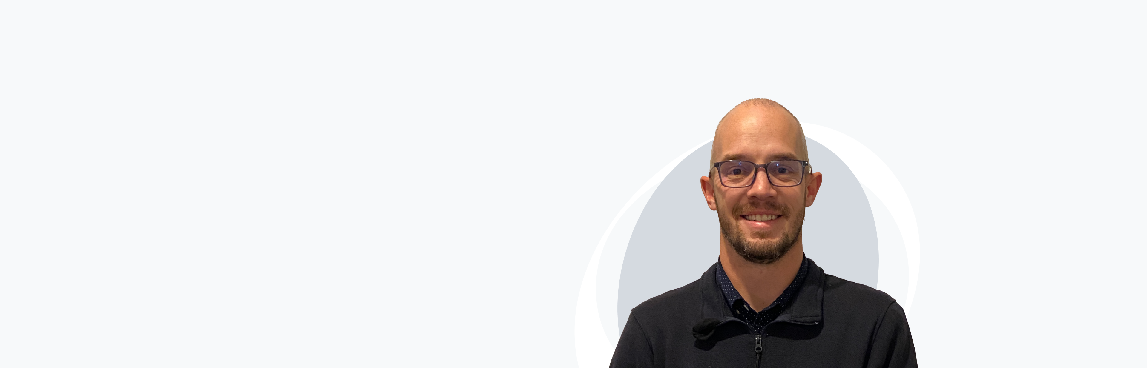 Banner image with photo of Kobus Van Wyk