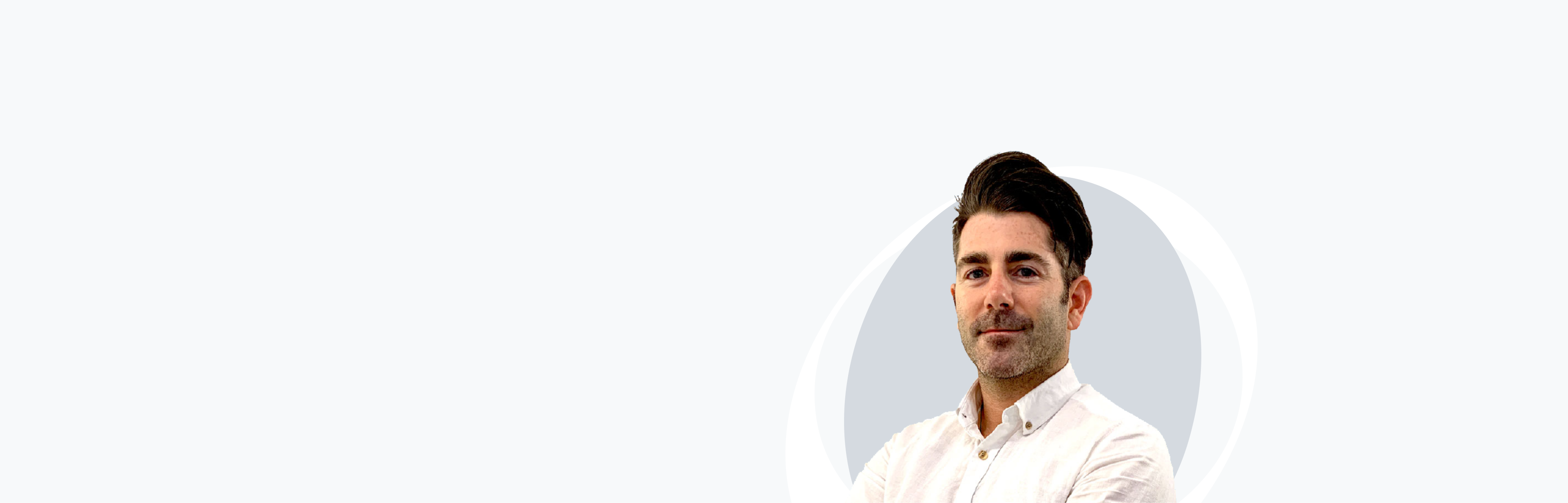 Banner image with photo of Mark Calvert