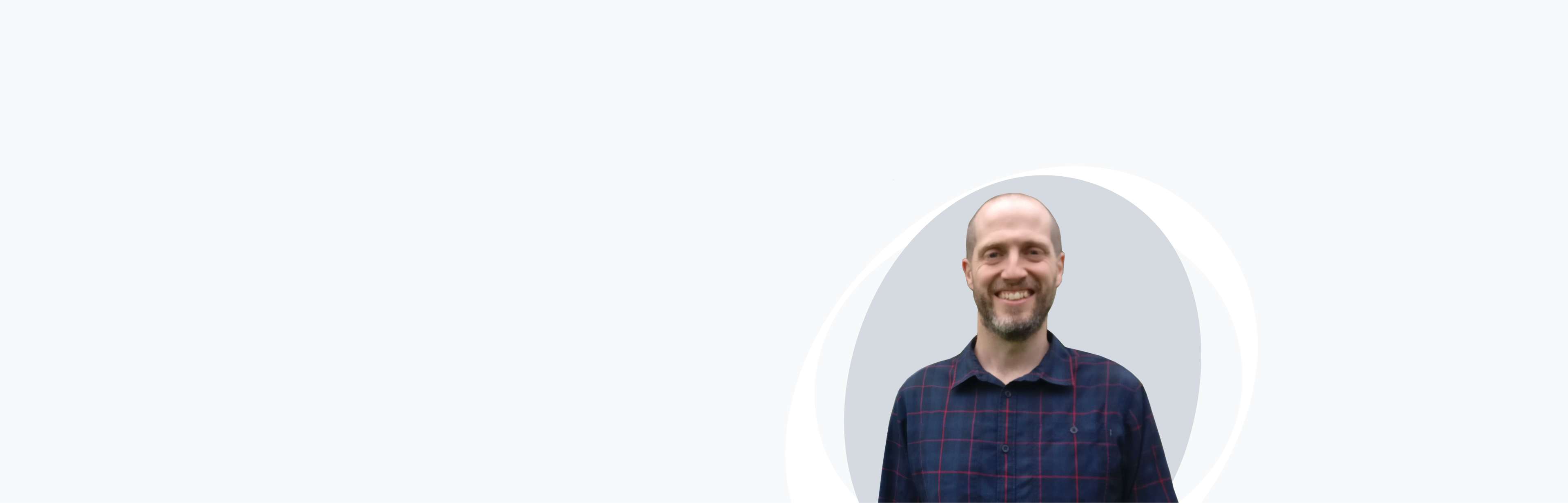 Banner image with photo of Richard Gaunt