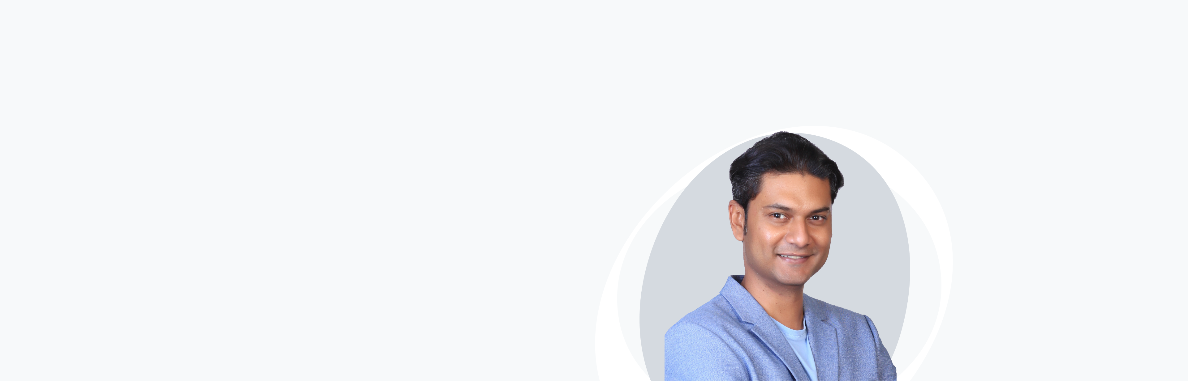 Banner image with photo of Shivan Jaikaran