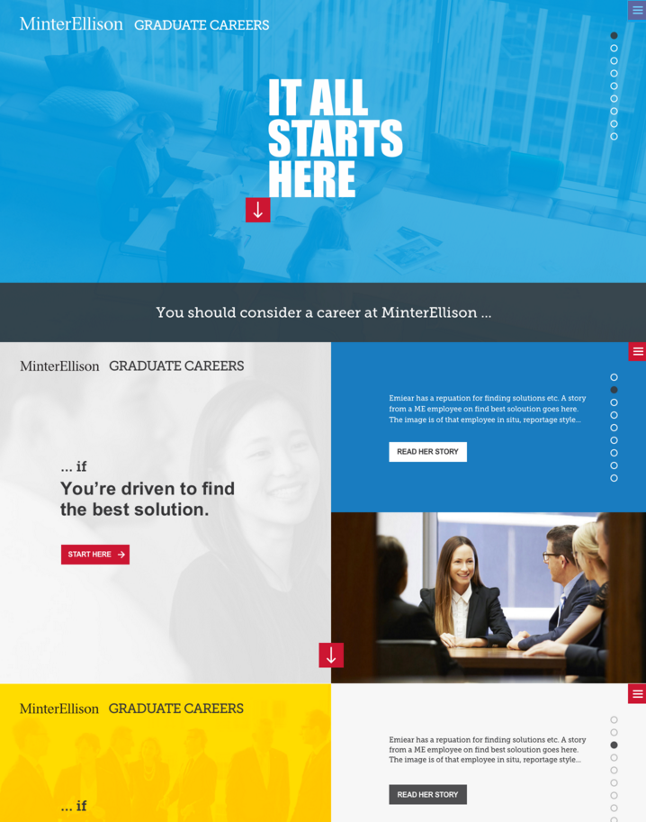 Minter Ellison Homepage